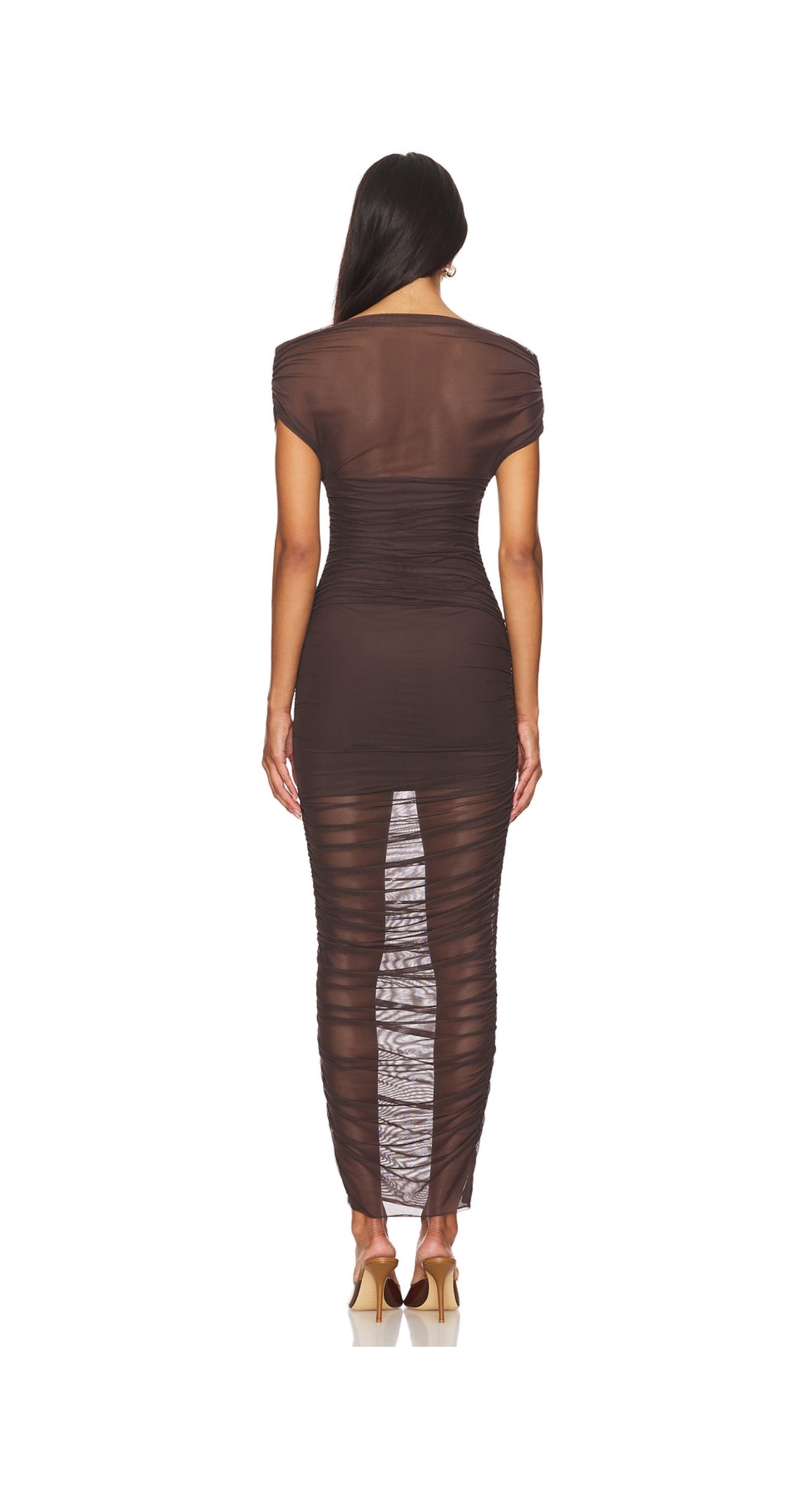 Noel Mesh Midi Dress